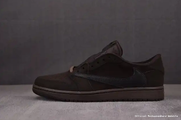 Official Maikesneakers 1 Travis Air x Brown OG Velvet Scott DM7866-202 Low Jordan 0623